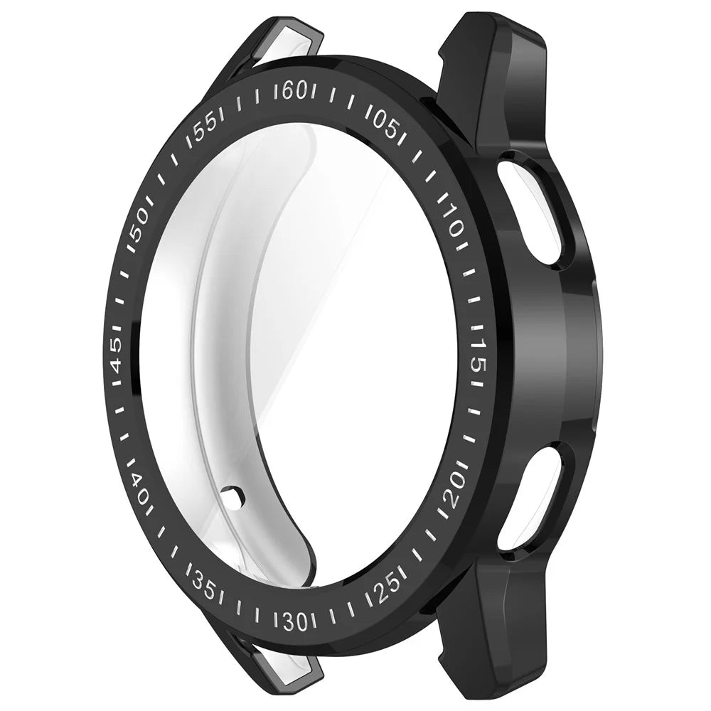 For Xiaomi Watch S3 TPU Watch Protective Case Electroplating Anti-drop Cover - Black - 2