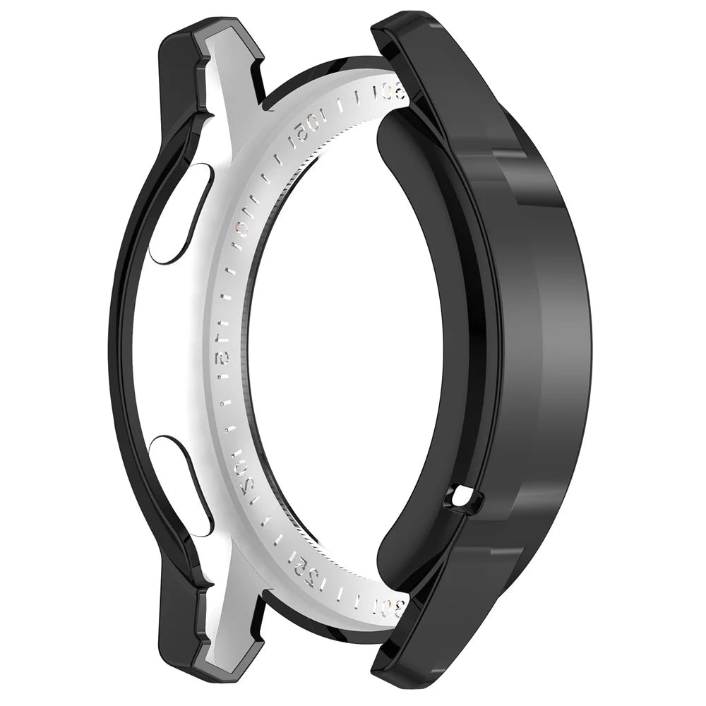 For Xiaomi Watch S3 TPU Watch Protective Case Electroplating Anti-drop Cover - Black - 3