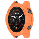 For Garmin Quatix 7 Pro Anti-collision TPU Smartwatch Case Hollow Protective Frame - Orange - 2