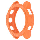 For Garmin Quatix 7 Pro Anti-collision TPU Smartwatch Case Hollow Protective Frame - Orange - 4