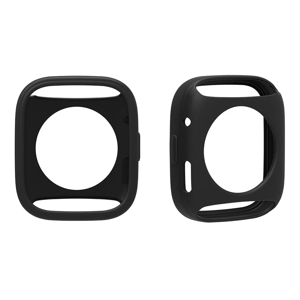 For Xiaomi Redmi Watch 3 Silicone Case Smart Watch Protective Case Cover - Black - 2