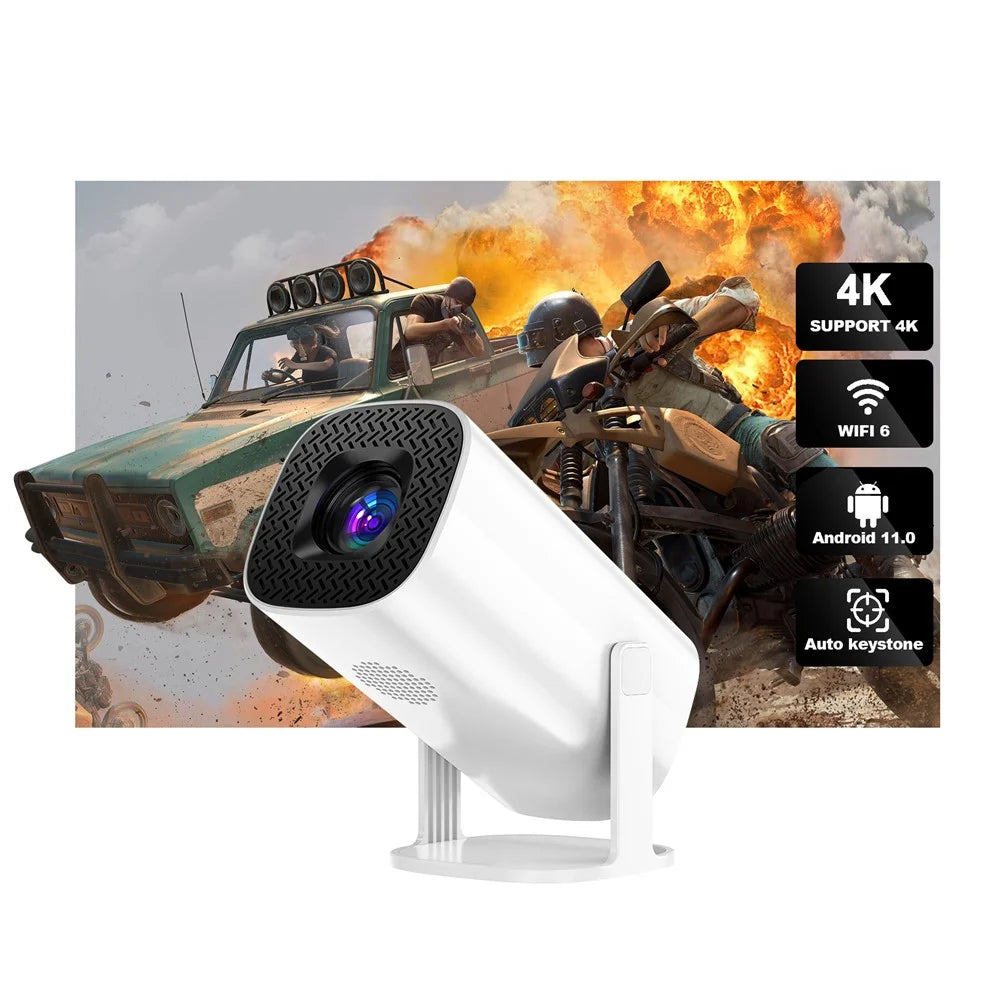 P30 Mini Home 4K Video Projector Dual WiFi Bluetooth-compatible Portable Projector - US Plug - 2