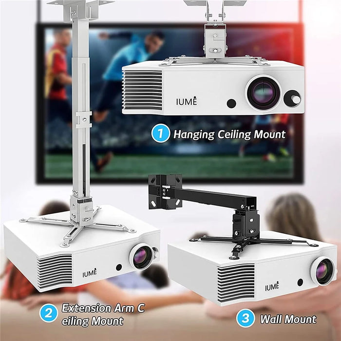 Projector Mount Bracket Ceiling Mount for Home Projector - 2