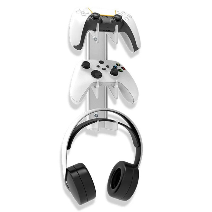 IPLAY For PS5 / PS4 / Xbox / Switch Game Controller Holder Wall Mounted Stand Headphone Hanger - 6