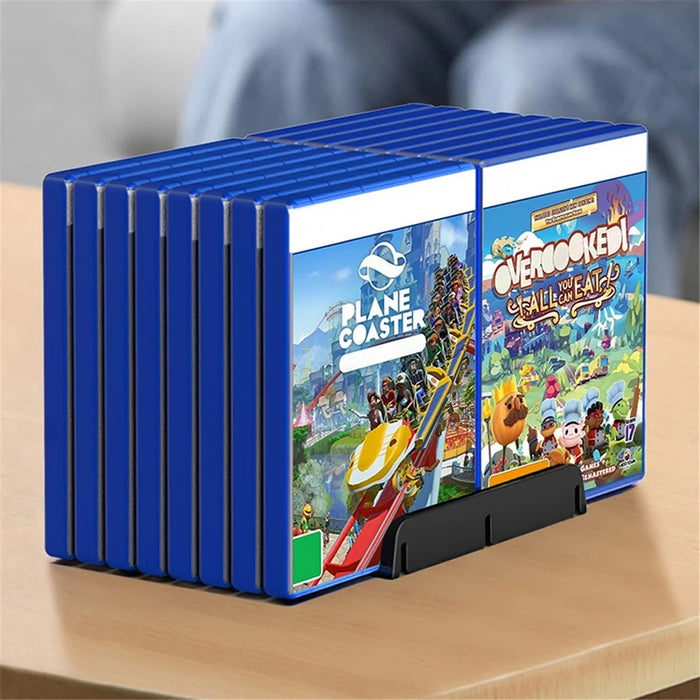 Game Disc Storage Stand Compatible with PS5 Slim, Xbox, Nintendo Switch Game CD Holder for Desk - 6