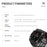 SHELLBOX For Apple Watch Series SE3 / SE2 / SE1 /  6 / 5 / 4 44mm / Series 7 / 8 45mm Metal Watch Frame Case with Strap - Black - 7