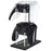 Acrylic Clear Controller Display Stand 2 Tiers Game Controller Holder Dual Controller Stand - Black - 2