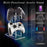 Acrylic Clear Controller Display Stand 2 Tiers Game Controller Holder Dual Controller Stand - Black - 3