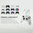 Acrylic Clear Controller Display Stand 2 Tiers Game Controller Holder Dual Controller Stand - Black - 6