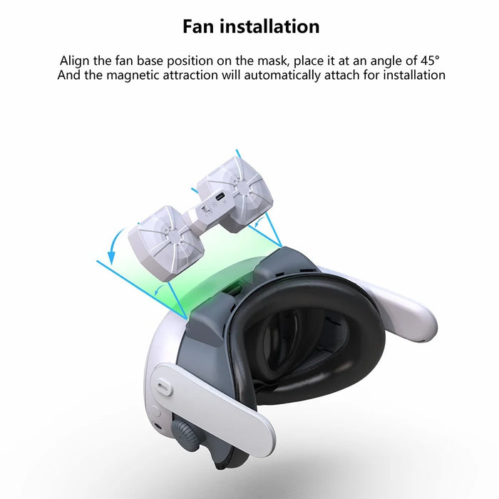 FIIT VR X3 Air Circulation Face Cushion Pad Compatible with Meta Quest 3 Leather Foam Pad Replacement - 4