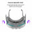 FIIT VR X3 Air Circulation Face Cushion Pad Compatible with Meta Quest 3 Leather Foam Pad Replacement - 7