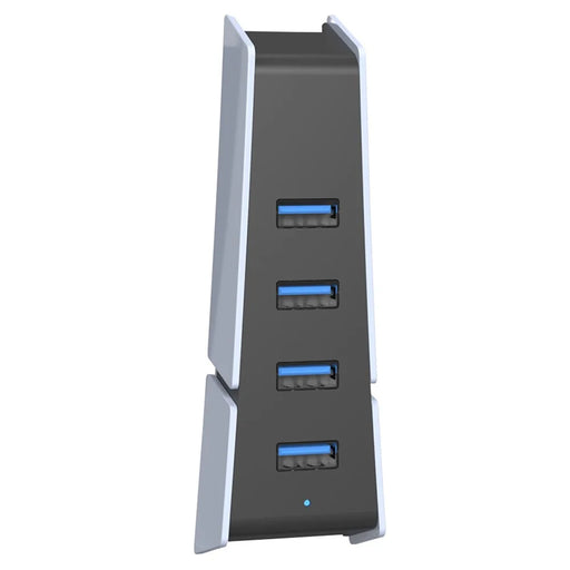HONSON HS-P5S002 4 Ports USB Hub for Sony PS5 Slim Game Console USB 2.0 Expansion Hub Charger Adapter - 1