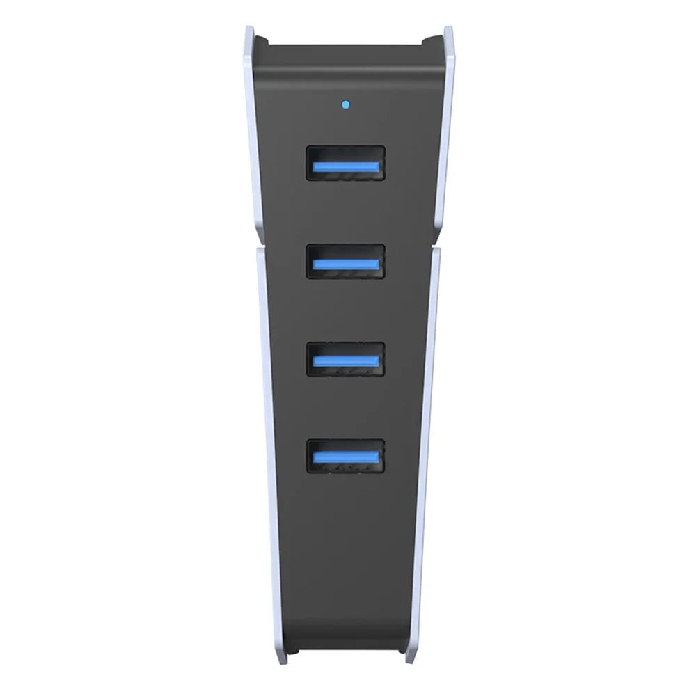 HONSON HS-P5S002 4 Ports USB Hub for Sony PS5 Slim Game Console USB 2.0 Expansion Hub Charger Adapter - 7