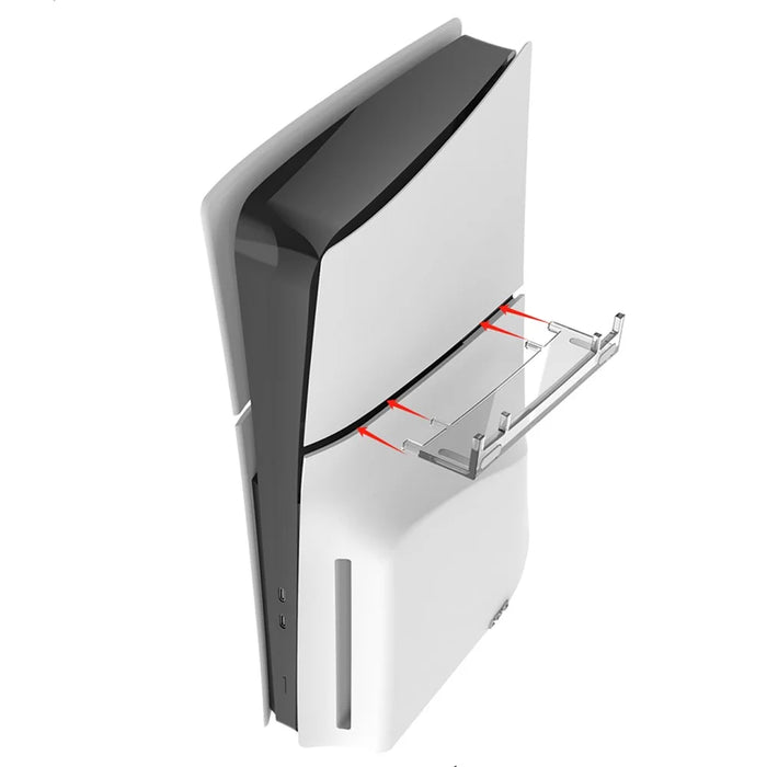 IPEGA PG-P5S036 For PS5 Slim Console Digital / Optical Drive Version Crystal Clear Horizontal Stand - 6