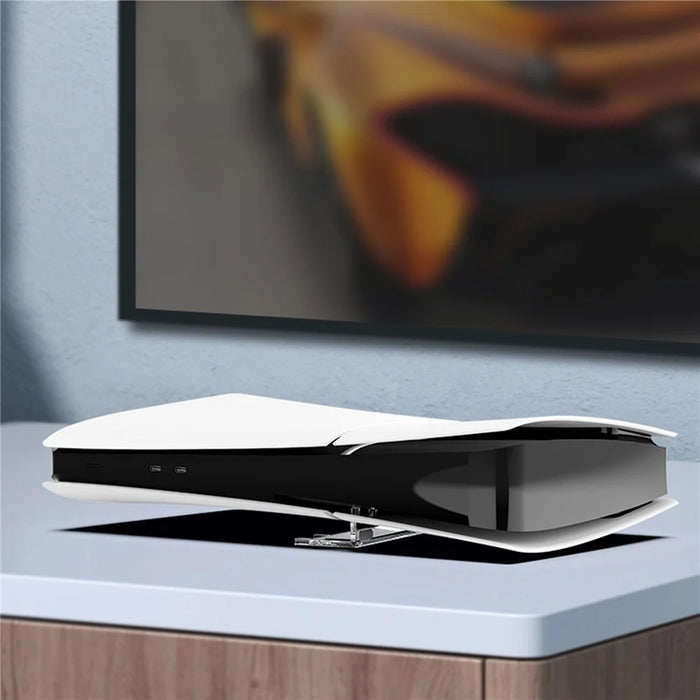 IPEGA PG-P5S036 For PS5 Slim Console Digital / Optical Drive Version Crystal Clear Horizontal Stand - 7