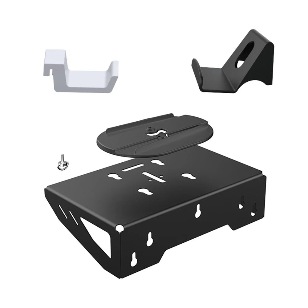 DOBE TP5-3502 Wall Mount Holder for Sony PS5 / Slim Console Bracket Set with Controller Hook, Headset Hook - 5