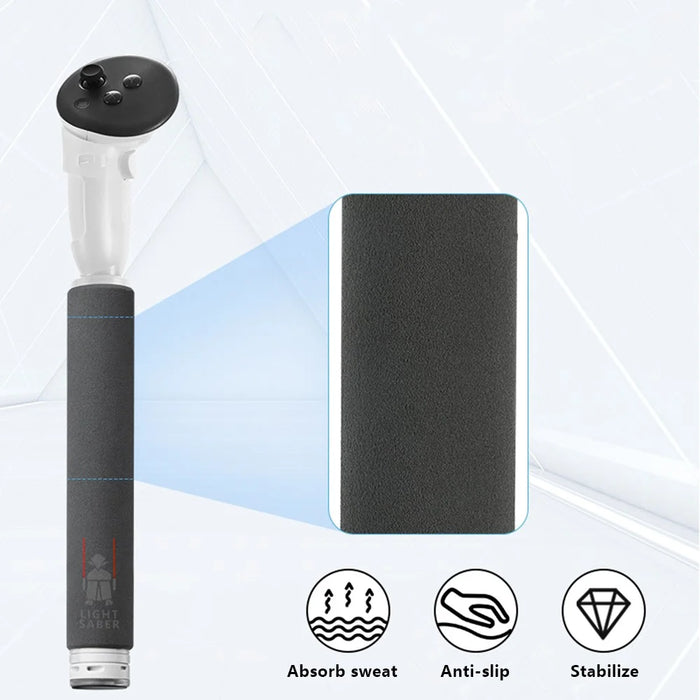HIBLOKS Gamepad Stick for Oculus Quest 3 Handles Extension Controller Grips ABS+Sponge VR Controller - 3
