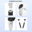 HIBLOKS Gamepad Stick for Oculus Quest 3 Handles Extension Controller Grips ABS+Sponge VR Controller - 6