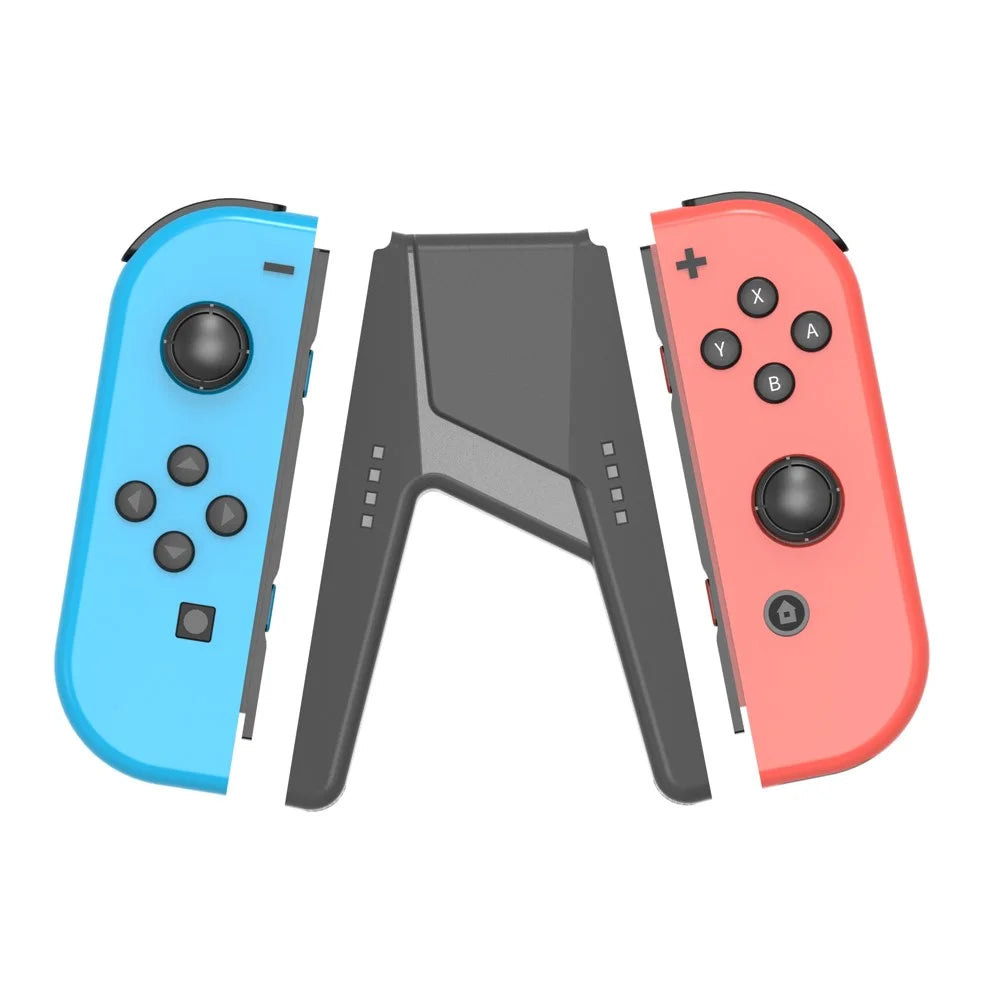 TOPWOLF HS-SW385 For Nintendo Switch OLED Joy-Con Game Controller Charging Handle Grip - Black - 6
