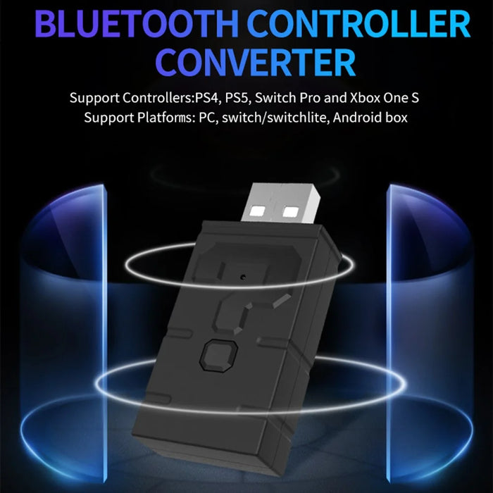 TOPWOLF HS-SW465 For Sony PS5 / PS4 / Xbox One / Switch Gaming USB Transmitter for Connecting Bluetooth-compatible - 4
