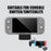 TOPWOLF HS-SW234 For Nintendo Switch / Switch Lite Projection Base USB Hub Charging Dock (1st Gen) - 3