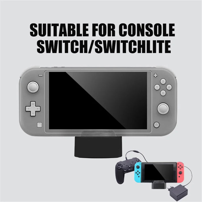 TOPWOLF HS-SW234 For Nintendo Switch / Switch Lite Projection Base USB Hub Charging Dock (1st Gen) - 3