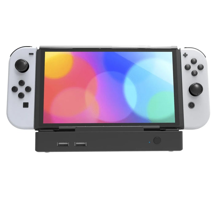 TOPWOLF HS-SW335 For Nintendo Switch / Switch OLED HD Video Screen Projection Base with RJ45 Ethernet Port - 7