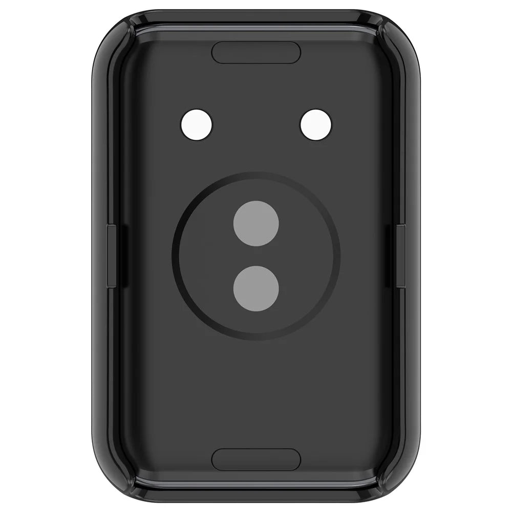 For Honor Band 9 Hard PC Watch Case Scratch Proof Cover with Tempered Glass Screen Film - Black - 6