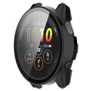 For Garmin Forerunner 165 / Forerunner 165 Music Hard PC Cover Watch Case with Tempered Glass Screen Film - Black - 2
