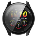For Garmin Forerunner 165 / Forerunner 165 Music Hard PC Cover Watch Case with Tempered Glass Screen Film - Black - 5