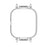 For Nothing CMF Watch Pro (D395) Smart Watch Case Metal Watch Protective Cover 20mm Watch Protector - Silver - 2