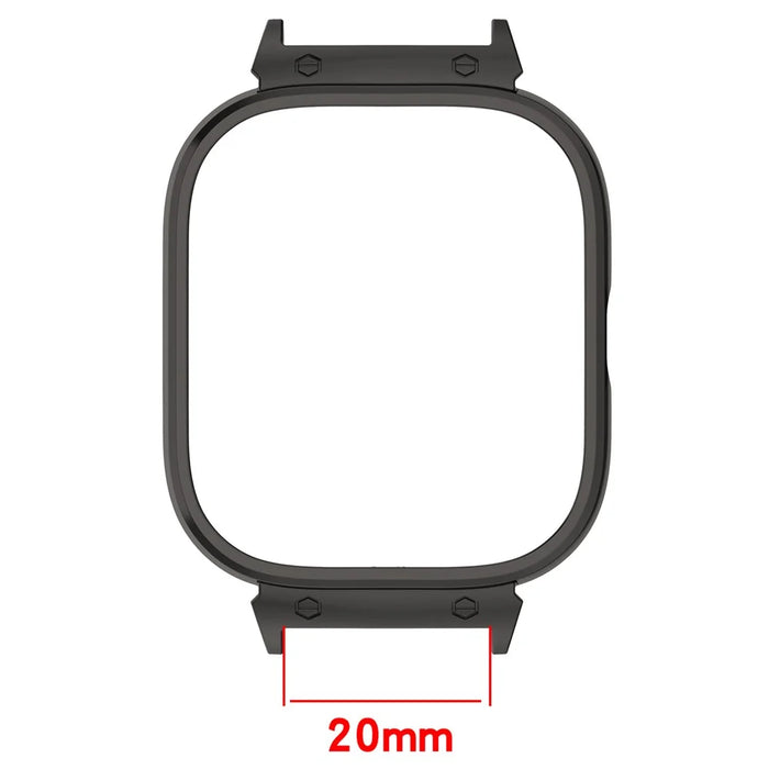 For Nothing CMF Watch Pro (D395) Smart Watch Case Metal Watch Protective Cover 20mm Watch Protector - Silver - 4