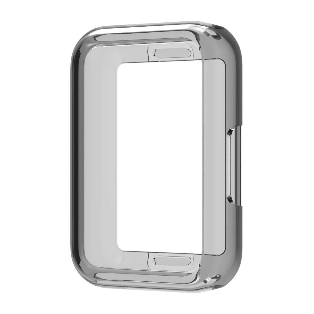 For Samsung Galaxy Fit3 Smart Watch Protective Case TPU Watch Frame Cover - Transparent Black - 3