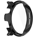 Hard PC Case for Mibro Watch Lite2 Watch Cover with Tempered Glass Screen Film - Black - 3