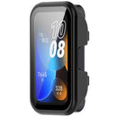 For Huawei Band 10 / Band 10 NFC / Band 9 / Band 9 NFC / Band 8 / Band 8 NFC Hard PC Watch Cover with Tempered Glass - Black - 4