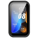 For Huawei Band 10 / Band 10 NFC / Band 9 / Band 9 NFC / Band 8 / Band 8 NFC Hard PC Watch Cover with Tempered Glass - Black - 5