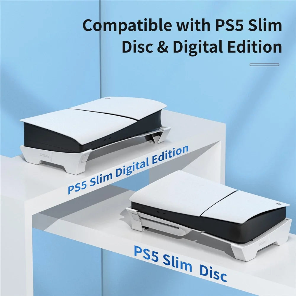 STARTRC GAMES For Sony PS5 Slim Horizontal Cooling Bracket ABS Plastic Game Console Base Stand - 4