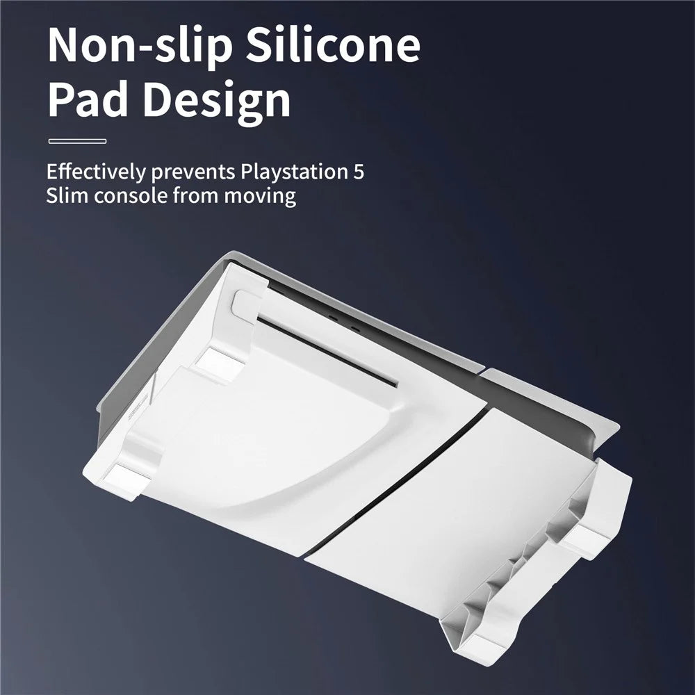 STARTRC GAMES For Sony PS5 Slim Horizontal Cooling Bracket ABS Plastic Game Console Base Stand - 5