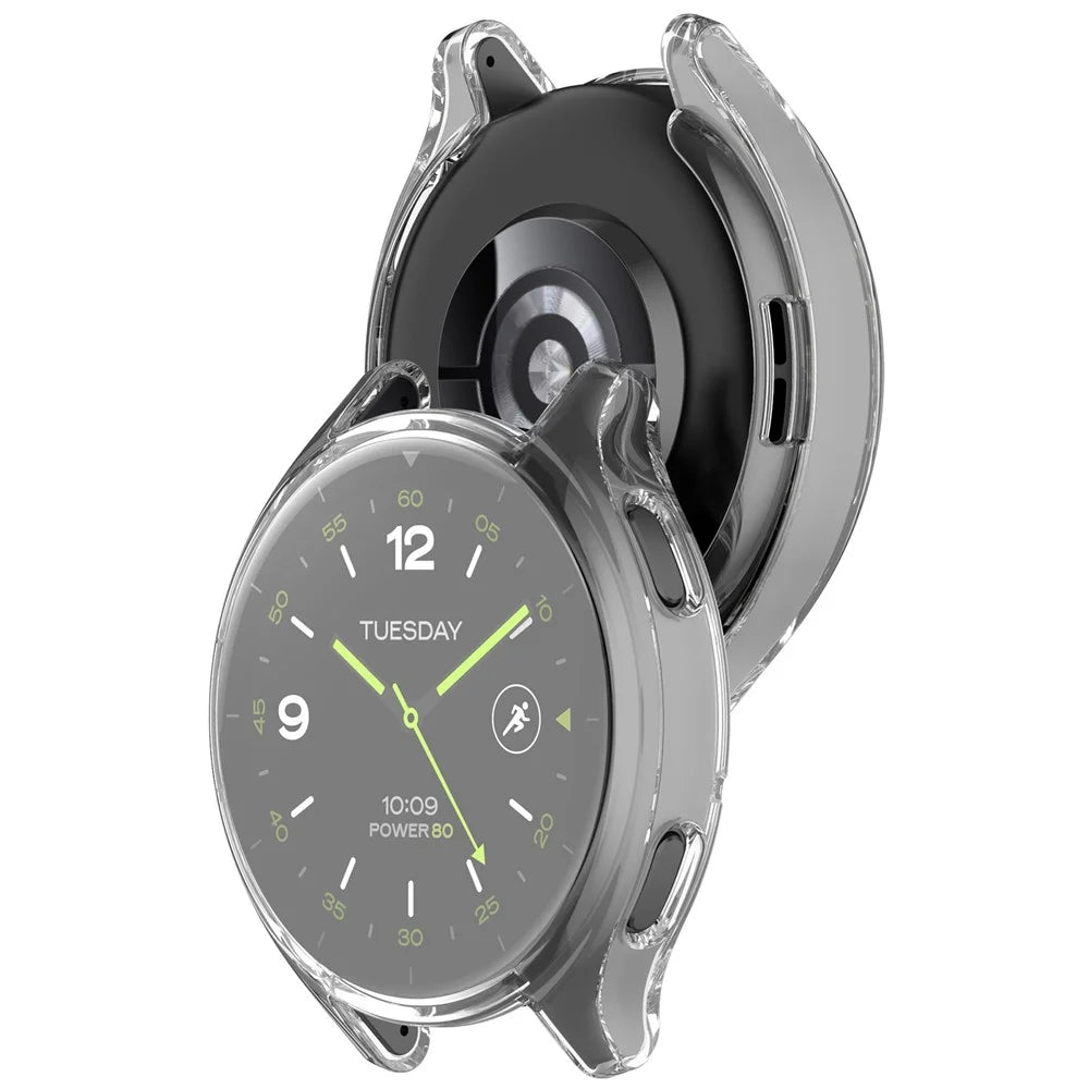 For Xiaomi Watch 2 TPU Watch Case Full Coverage Anti-scratch Clear Protective Cover - 7