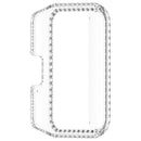 For Samsung Galaxy Fit3 R390 Anti-Collision Watch Case Rhinestone Decor PC Hollow Clear Protective Frame - 3