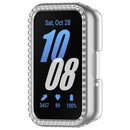 For Samsung Galaxy Fit3 R390 Anti-Collision Watch Case Rhinestone Decor PC Hollow Clear Protective Frame - 5