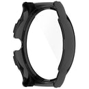 For Haylou Solar Lite (R001) Hard PC Watch Frame Cover with Tempered Glass Screen Film - Black - 3