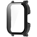 For Haylou Smart Watch 2 LS02 Anti-Drop PC Watch Case with Built-In Tempered Glass Film - Black - 2