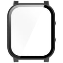 For Haylou Smart Watch 2 LS02 Anti-Drop PC Watch Case with Built-In Tempered Glass Film - Black - 4
