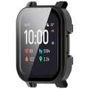For Haylou Smart Watch 2 LS02 Anti-Drop PC Watch Case with Built-In Tempered Glass Film - Black - 5