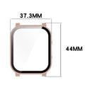 For Haylou Smart Watch 2 LS02 Anti-Drop PC Watch Case with Built-In Tempered Glass Film - Black - 7