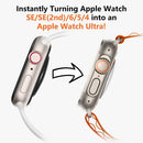 Watch Cover for Apple Watch Series SE3 / SE2 / SE1 /  6 / 5 / 4 44mm Aluminum Alloy Protective Case - Titanium - 3