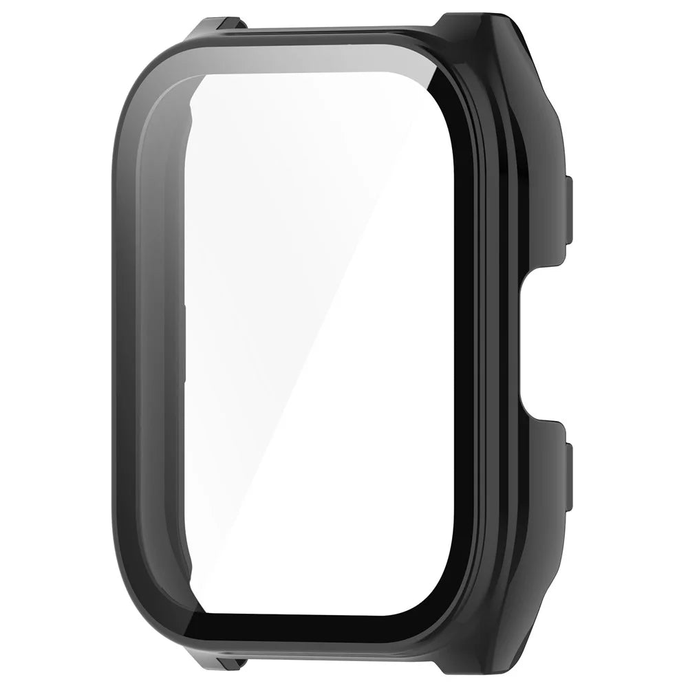For Haylou Smart Watch 2 Pro (LS02 Pro) PC Protective Watch Case with Tempered Glass Screen Protector - Black - 2