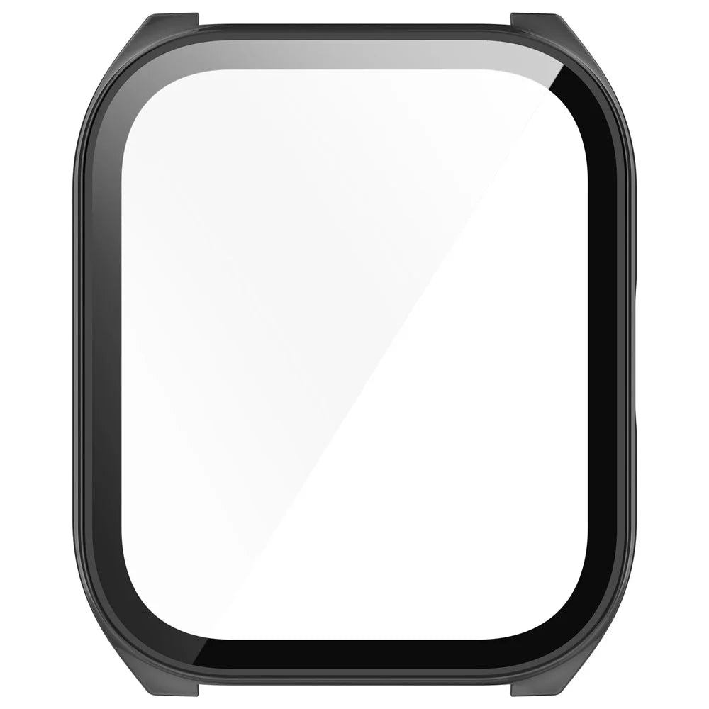 For Haylou Smart Watch 2 Pro (LS02 Pro) PC Protective Watch Case with Tempered Glass Screen Protector - Black - 4