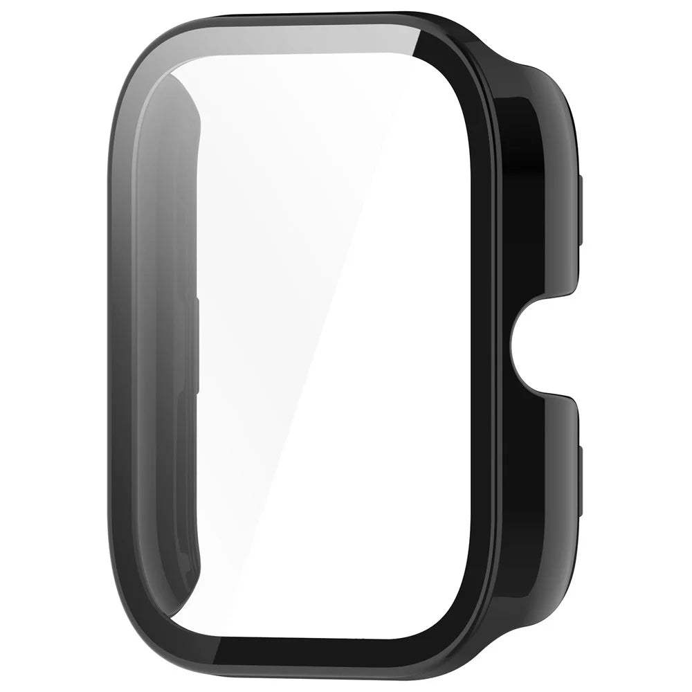 For Haylou GST Lite(LS13) / (LS09B) PC Case Protective Watch Cover with Tempered Glass Screen Protector - Black - 2